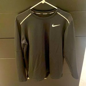 Men’s Black Nike Long Sleeve Running Shirt - M - Never worn but no tags